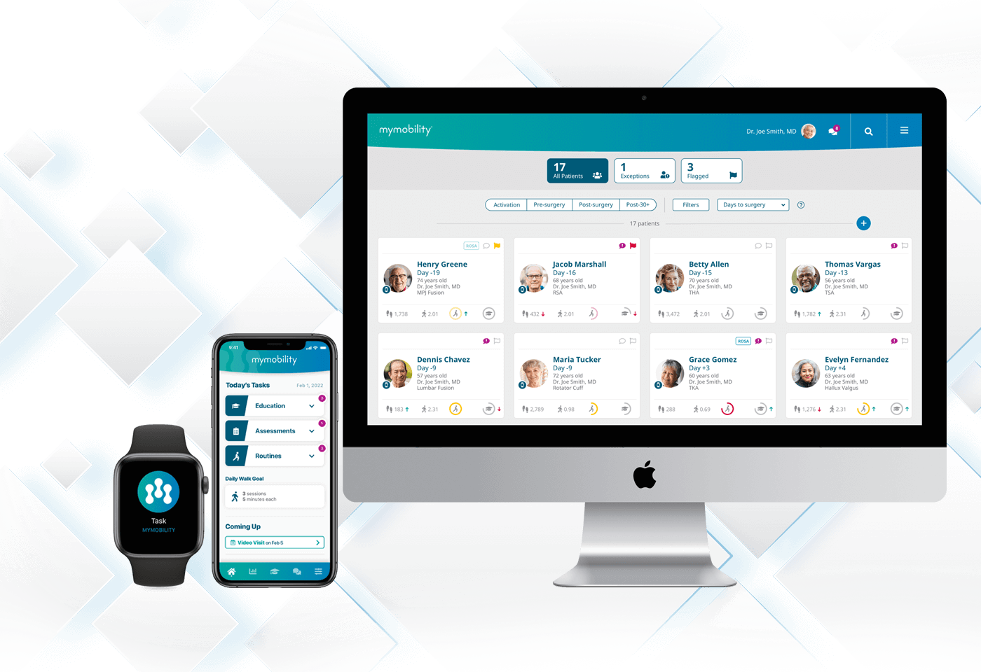 Application mobile MyMobility — suivi post-opératoire